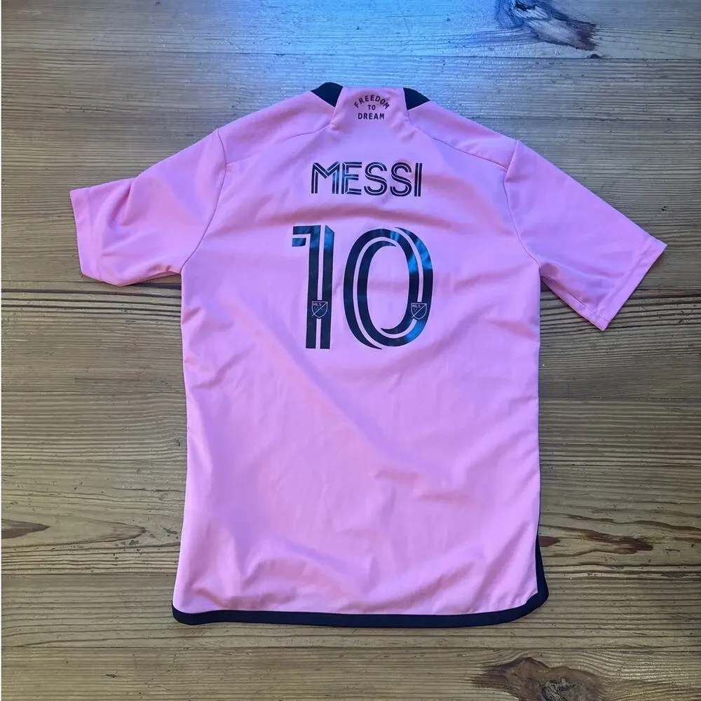 Adidas‎ Inter Miami International Messi jersey shorts youth set SIZE 13-14